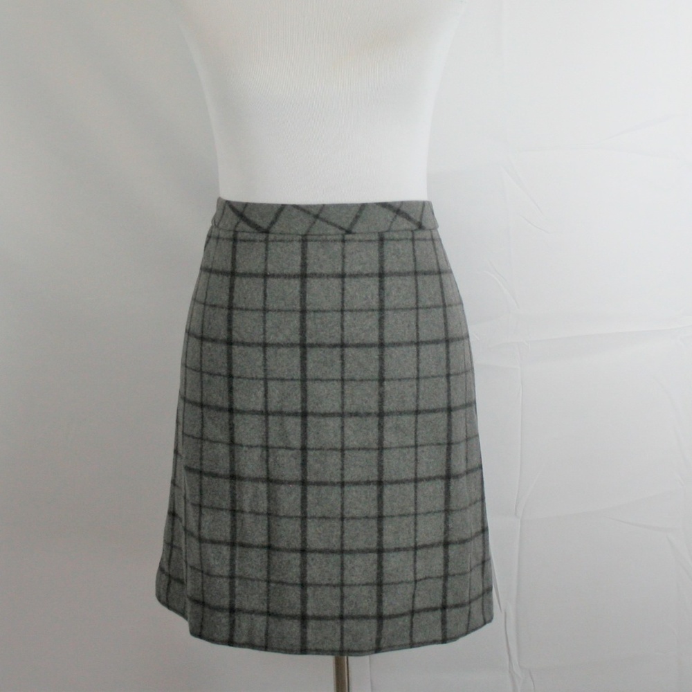 Cynthia Rowley Wool Blend Gray Black Stripe